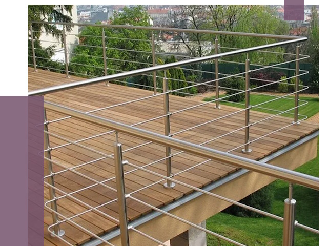 Алюминиевые парапеты в Махачкале под ключ от 7870 руб. 