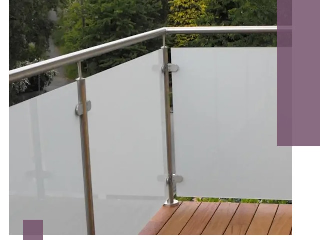 Алюминиевые парапеты для балконов и террас в Махачкале