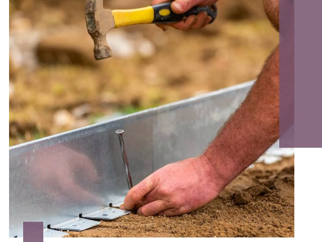 Монтаж металлических бордюров в Махачкале быстро и качественно
