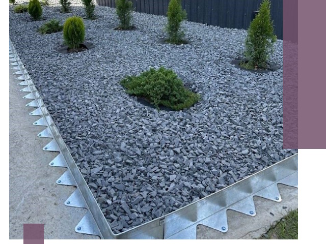 Оцинкованные металлические бордюры под заказ в Махачкале