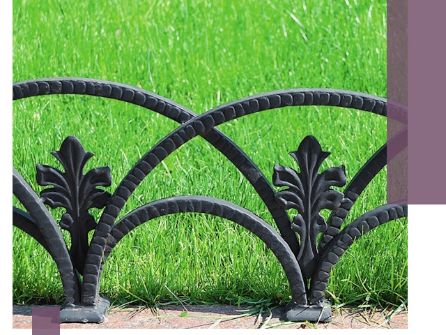 Декоративные металлические бордюры под ключ в Махачкале