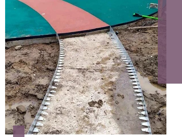 Металлические бордюры для дорожек в Махачкале — монтаж и изготовление