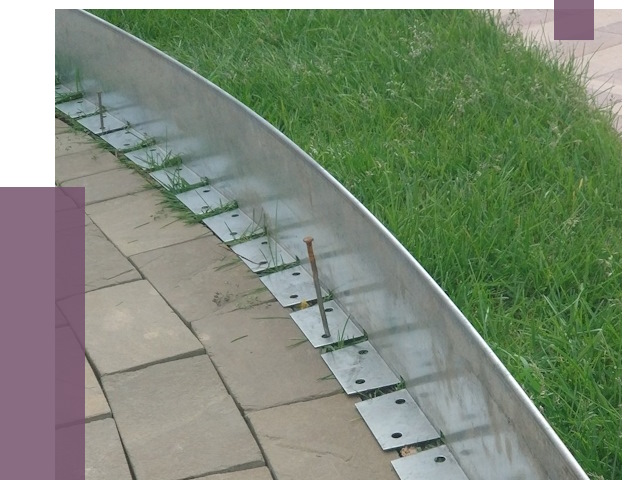 Металлические бордюры для тротуаров в Махачкале от 8802 руб.