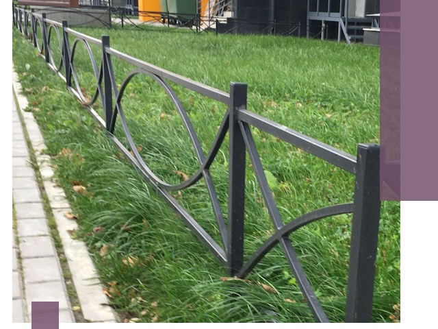 Газонные ограждения из металла в Махачкале — монтаж и продажа