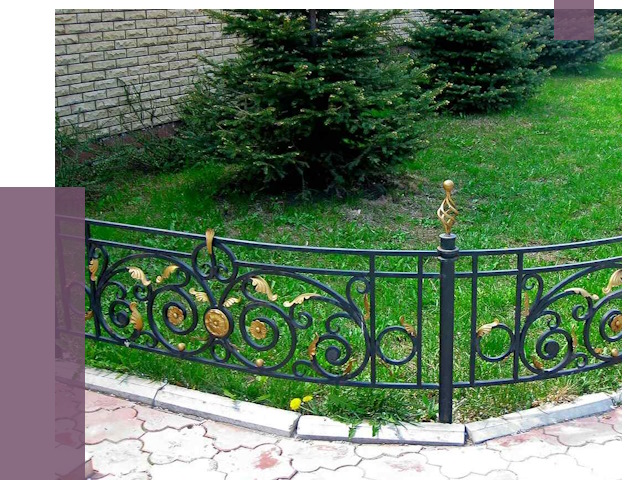 Кованые газонные ограждения в Махачкале от 7714 руб. — ПРОЛЁТ-Мхч